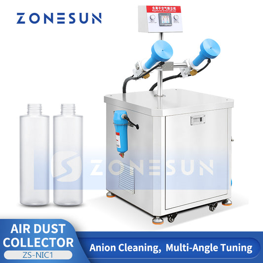 ZONESUN ZS-NIC1 Automatic Negative Ion Air Dust Collector, Multi-Angle Tuning Bottle Air Cleaning Machine