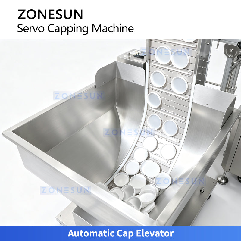 ZONESUN ZS-SVXG01 Automatic Double-Head Servo Screw Capping Machine for Sauce Jars & Bottles