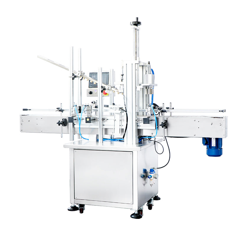 ZONESUN ZS-XG16D1 Automatic Corking Machine, Wine Bottle Cork Pressing System with Elevator Feeder for T-Corks & Straight Wood Corks