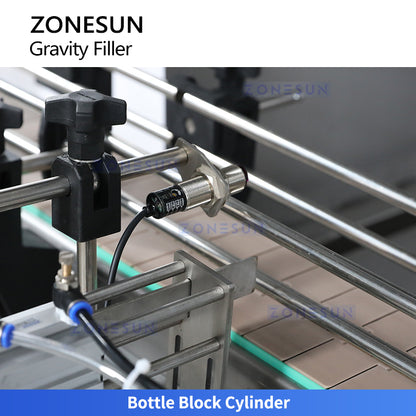 ZONESUN ZS-YT8T-8ZL Auto Pneumatic 4 Nozzles Liquid Filling Machine