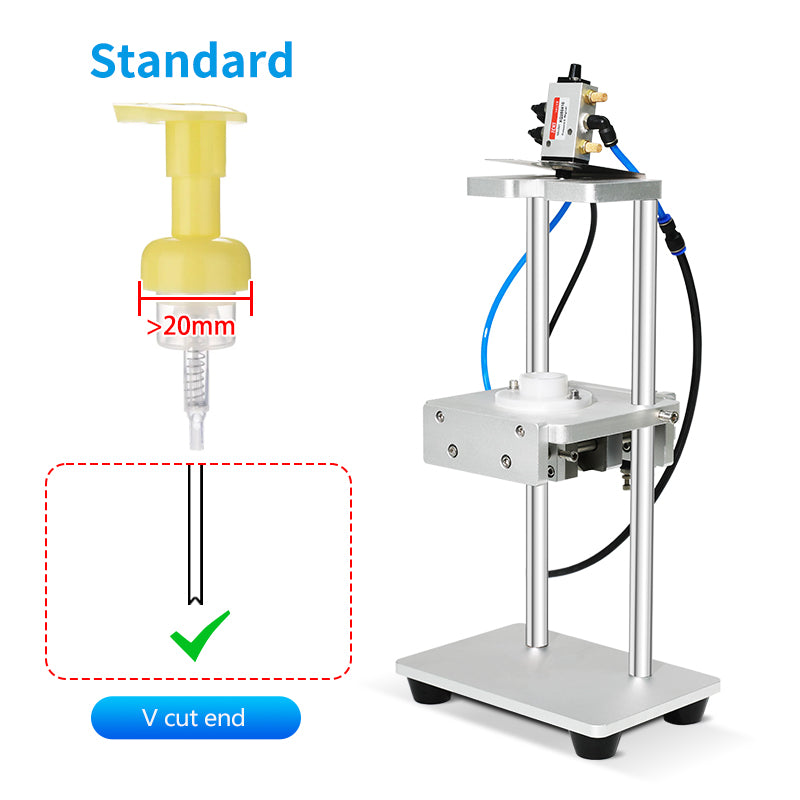 Zonesun ZS‑JG300V Pneumatic Dip Tube V Cutter for Precision Cutting