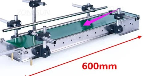 Cinta transportadora impermeable líquida automática del pequeño control digital de ZONESUN para la producción