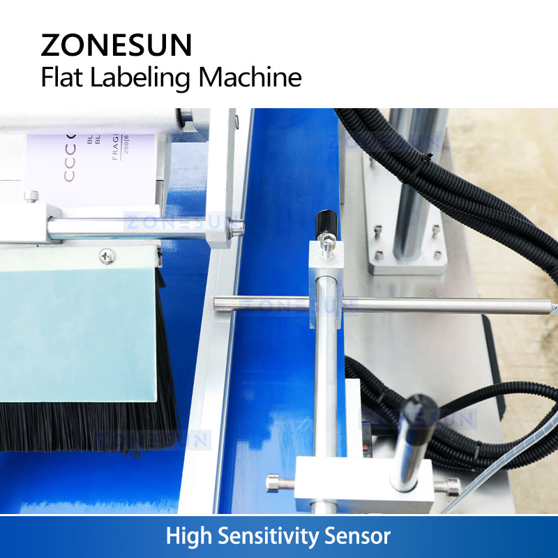 ZONESUN ZS-TB150PB Automatic Flat Surface Labeling Machine for Bags  Boxes & Pouch Applicator