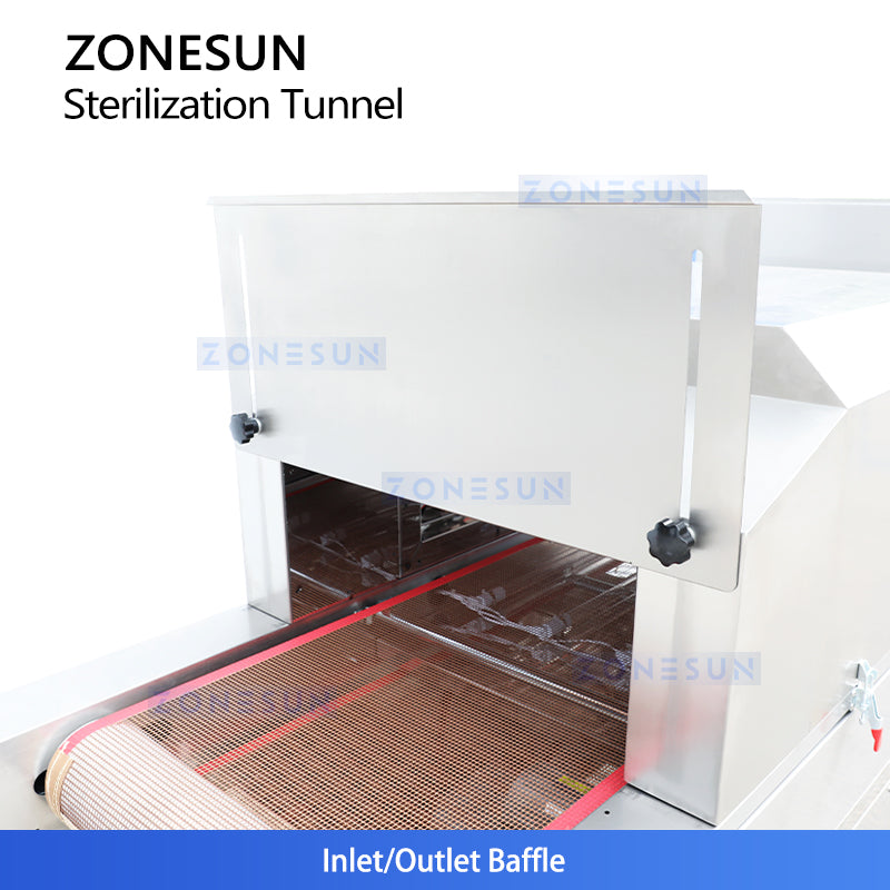 ZONESUN ZS-UVS2 Industrial UV Sterilization Tunnel for Cosmetic Food Beverage Disinfection