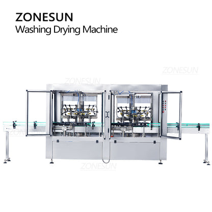 ZONESUN ZS-WB12A Full Automatic 12 Heads Bottle Washing Drying Machine