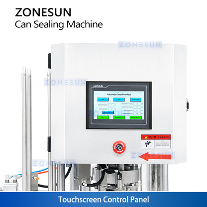 ZONESUN ZS-AFK300  Automatic Can Sealing Machine for Aluminum, Paper & Plastic Cans