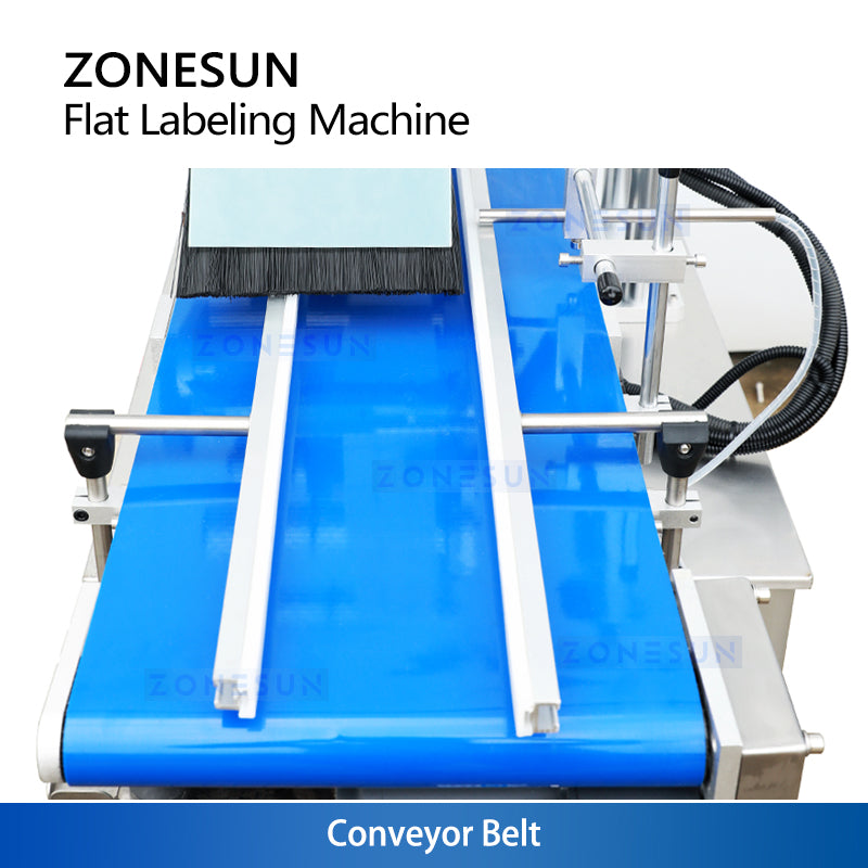 ZONESUN ZS-TB150PB Automatic Flat Surface Labeling Machine for Bags  Boxes & Pouch Applicator