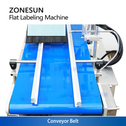 ZONESUN ZS-TB150PB Automatic Flat Surface Labeling Machine for Bags  Boxes & Pouch Applicator