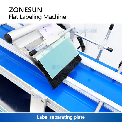 ZONESUN ZS-TB150PB Automatic Flat Surface Labeling Machine for Bags  Boxes & Pouch Applicator
