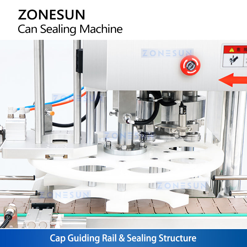 ZONESUN ZS-AFK300  Automatic Can Sealing Machine for Aluminum, Paper & Plastic Cans
