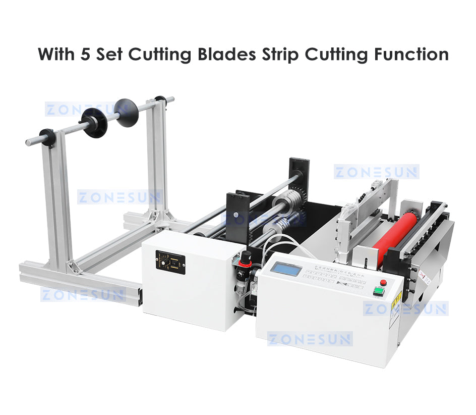 ZONESUN ZS-DBC300 Automatic Roll to Sheet Cutting Machine | Precision Film, Fabric & Foam Cutter