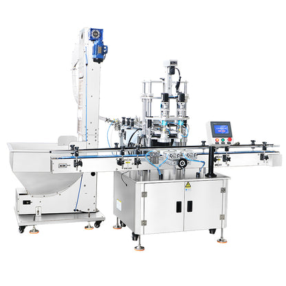 ZONESUN ZS-SVXG01 Automatic Double-Head Servo Screw Capping Machine for Sauce Jars & Bottles