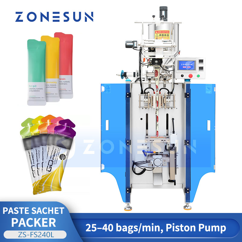 Zonesun ZS-FS240L Sachet Paste Filling and Sealing Machine
