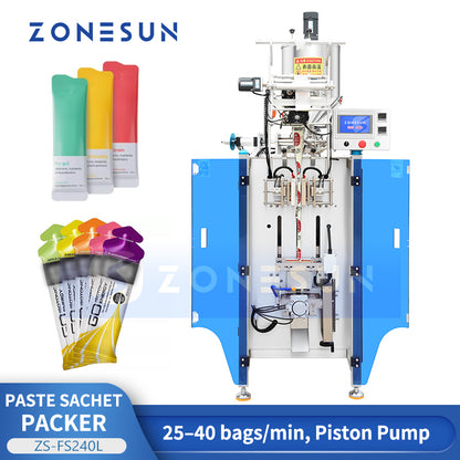 Zonesun ZS-FS240L Sachet Paste Filling and Sealing Machine