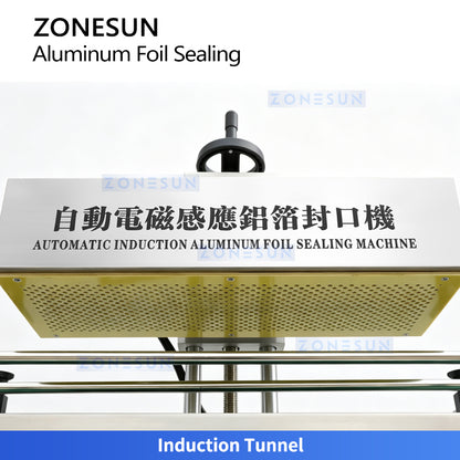 ZONESUN ZS-FK1300 Automatic Induction Foil Sealing Machine for Bottles