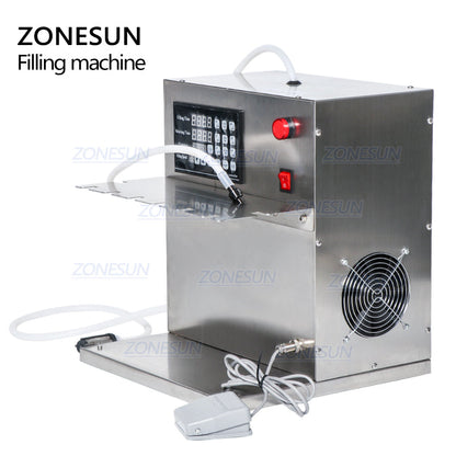 ZONESUN ZS-DFGB Spout Pouch Liquid Filling Machine with Diaphragm Pump
