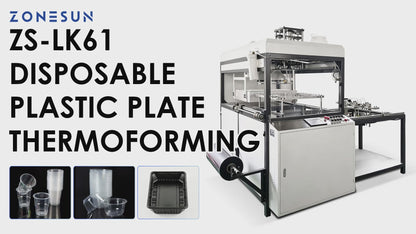 ZONESUN ZS-LK61 Automatic Disposable Cup and Plate Thermoforming Machine