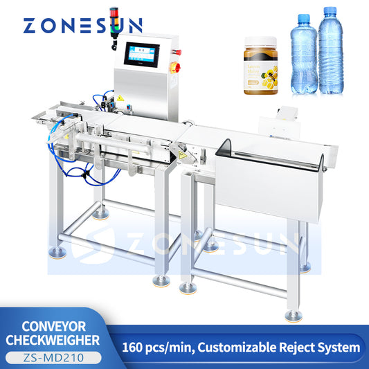 ZONESUN ZS-MD210 Industrial Check Weigher for Packaging Lines