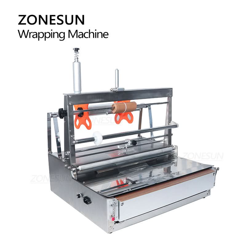 ZONESUN ZS-ACW1 Manual Cellophane Wrapping Machine  BOPP Film Packaging Wrapper for Boxes