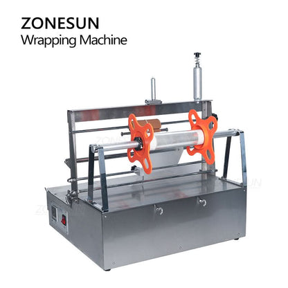 ZONESUN ZS-ACW1 Manual Cellophane Wrapping Machine  BOPP Film Packaging Wrapper for Boxes