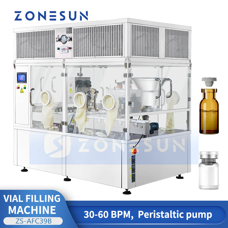 ZONESUN ZS-AFC39B Automatic Vial Filling Capping Line with Laminar Flow Hood