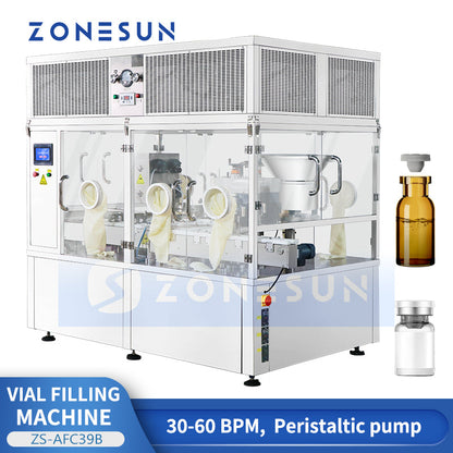 ZONESUN ZS-AFC39B Automatic Vial Filling Capping Line with Laminar Flow Hood