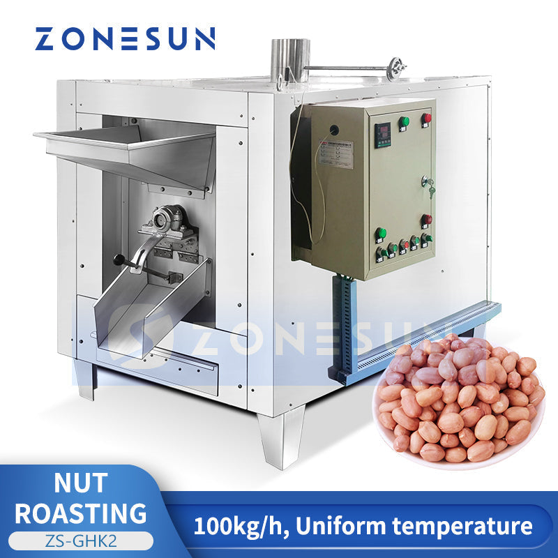 ZONESUN ZS-GHK2 Automatic Drum Roaster For Nuts, Beans & Coffee