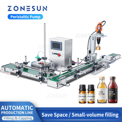 ZONESUN ZS‑FAL90S Small Automatic Liquid Filling & Capping Machine