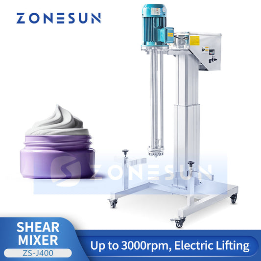 Zonesun ZS-J400 Electric Lifting High Shear Mixer