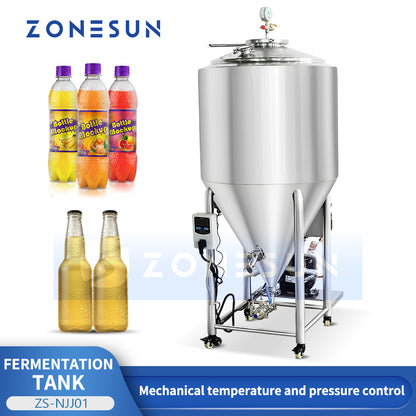 ZONESUN ZS-NJJ01 Automatic Stainless Steel Beer Fermentation Tank