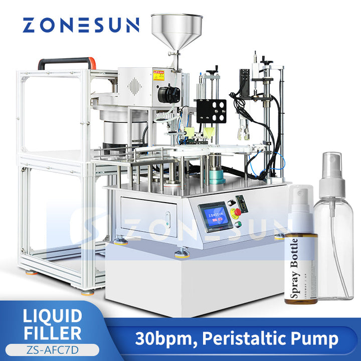 ZONESUN ZS-AFC7D Desktop Perfume Filling and Capping Machine