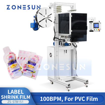 ZONESUN ZS-STB151 Automatic PVC Sleeve Labeling Machine