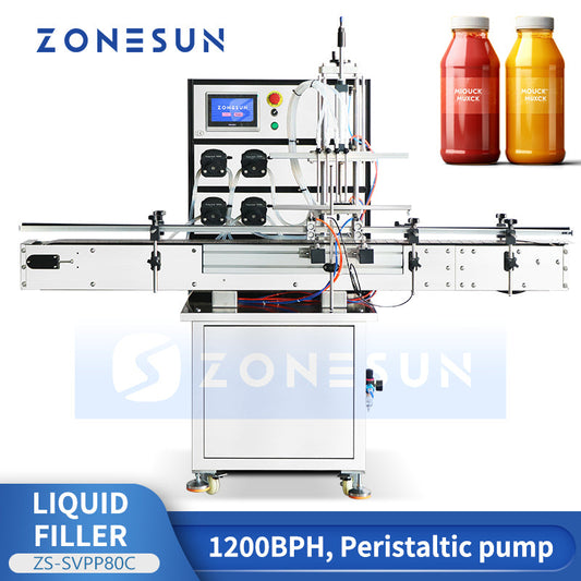 Zonesun ZS-SVPP80C Servo Peristaltic Liquid Filling Machine
