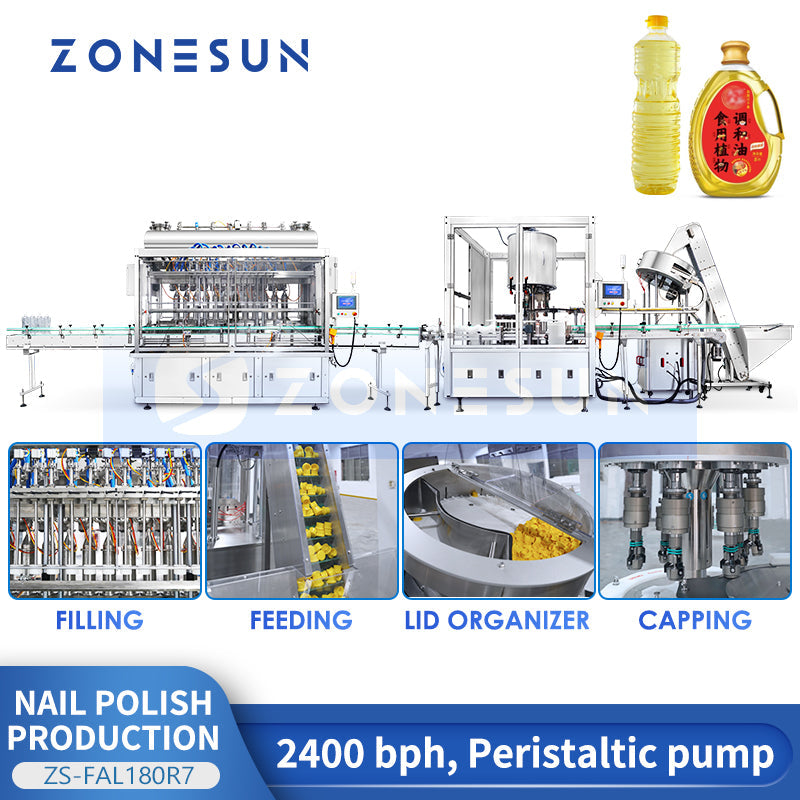 Zonesun ZS‑FAL180V1 High Speed Automatic Bottle Filling & Capping Line