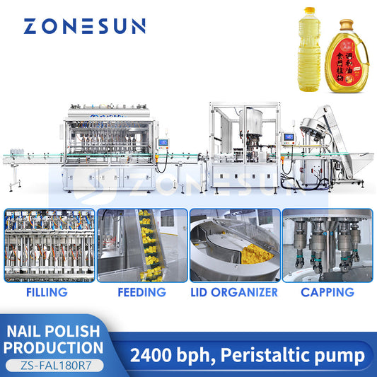 Zonesun ZS‑FAL180V1 High Speed Automatic Bottle Filling & Capping Line