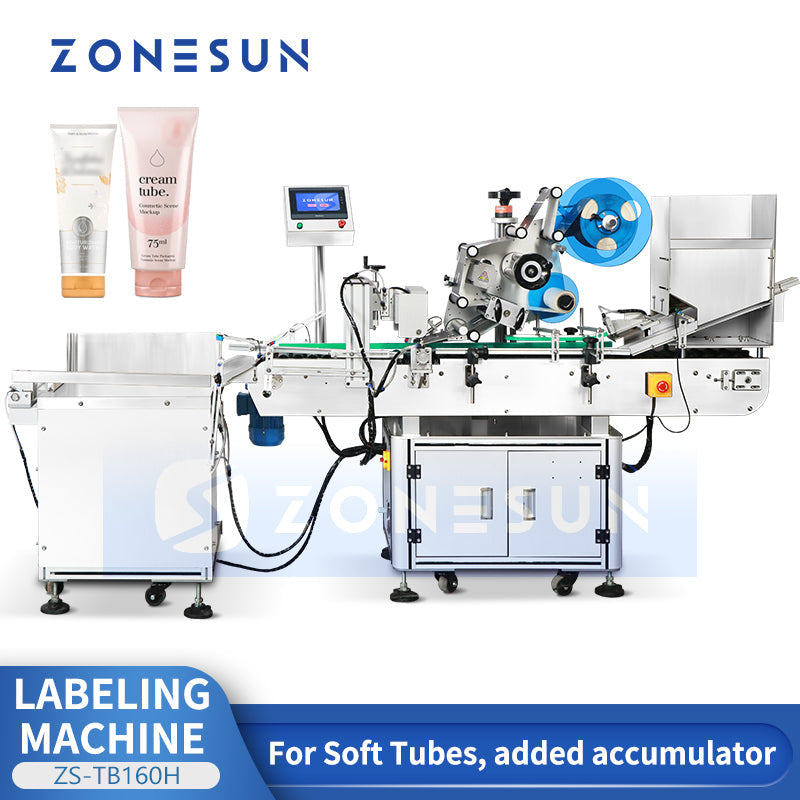 Zonesun ZS-TB160H Automatic Air‑Blow Empty Tube Labeling Machine