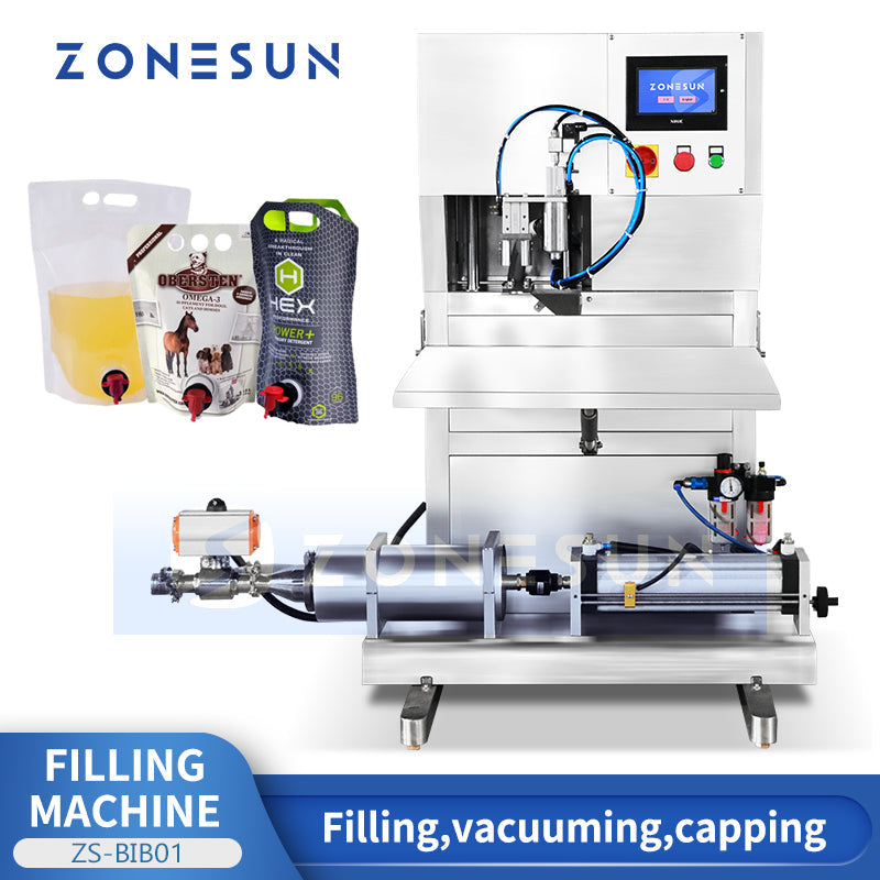 ZONESUN ZS-BIB01 BIB Filler Tap Spout Pouch Liquid Filling Machine