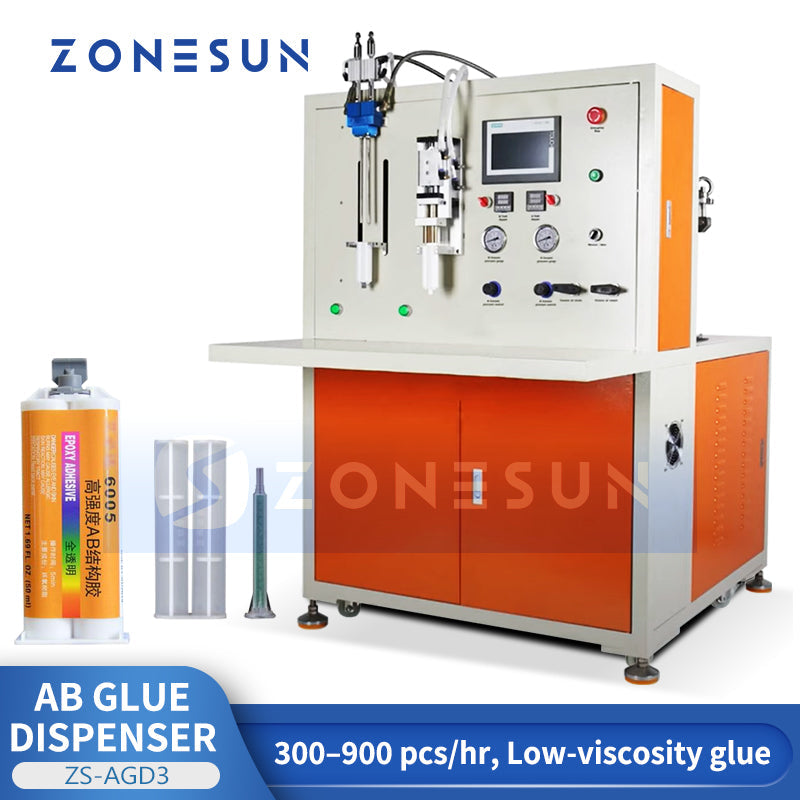 ZONESUN ZS-AGD3 Automatic Low-Viscosity AB Glue Filling Machine Glue Dispensing Machine