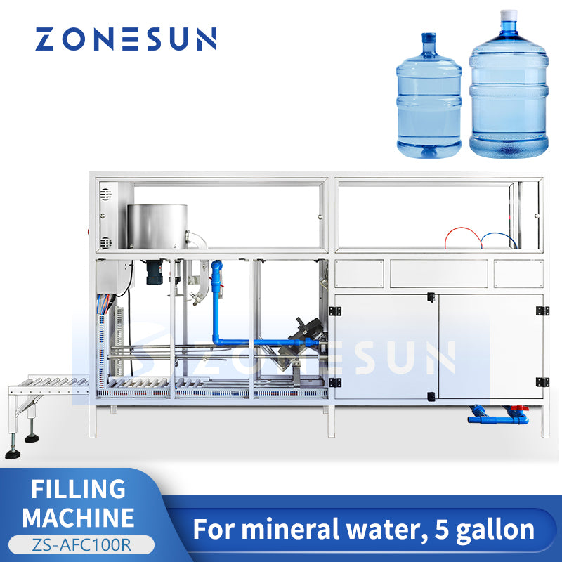 ZONESUN ZS-AFC100R Automatic Barreled Water Liquid Filling Capping Machine