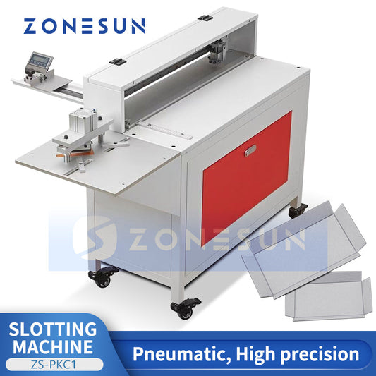 Zonesun ZS‑PKC1 V Grooving Machine for Gift, Wine & Cardboard