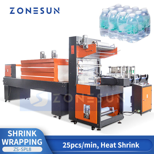 ZONESUN ZS-SPL8 Automatic L-Type Heat Shrink Packaging Machine Film Sealing Equipment