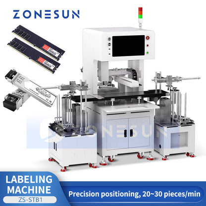 ZONESUN ZS‑STB1 CCD Vision Flat Labeling Machine
