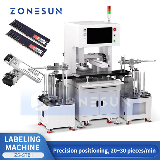 ZONESUN ZS‑STB1 CCD Vision Flat Labeling Machine