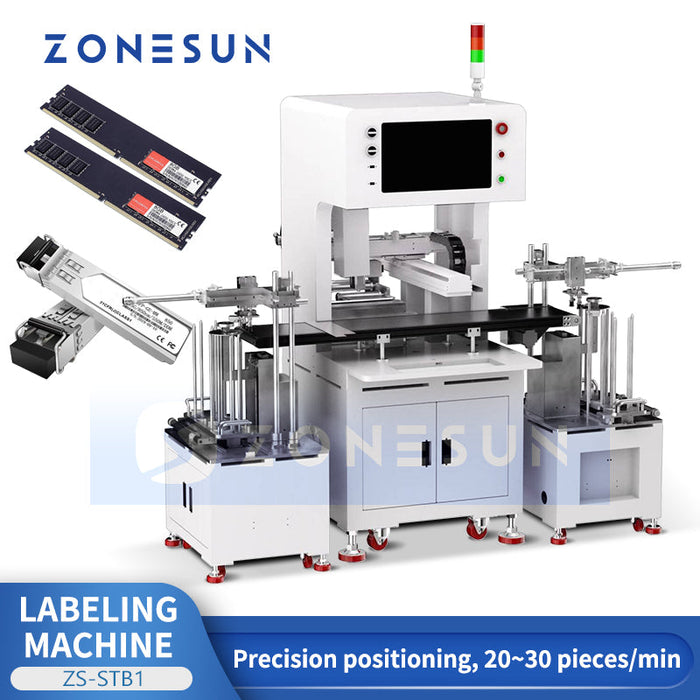 ZONESUN ZS‑STB1 CCD Vision Flat Labeling Machine