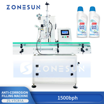 Zonesun ZS‑YTCR1A Automatic Single‑Head Chemical Liquid Filling Machine