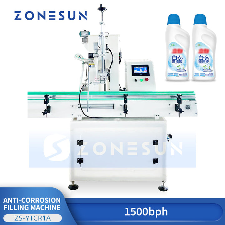 ZONESUN ZS-YTCR1A Automatic Anti-Corrosion Chemical Liquid Filling Machine
