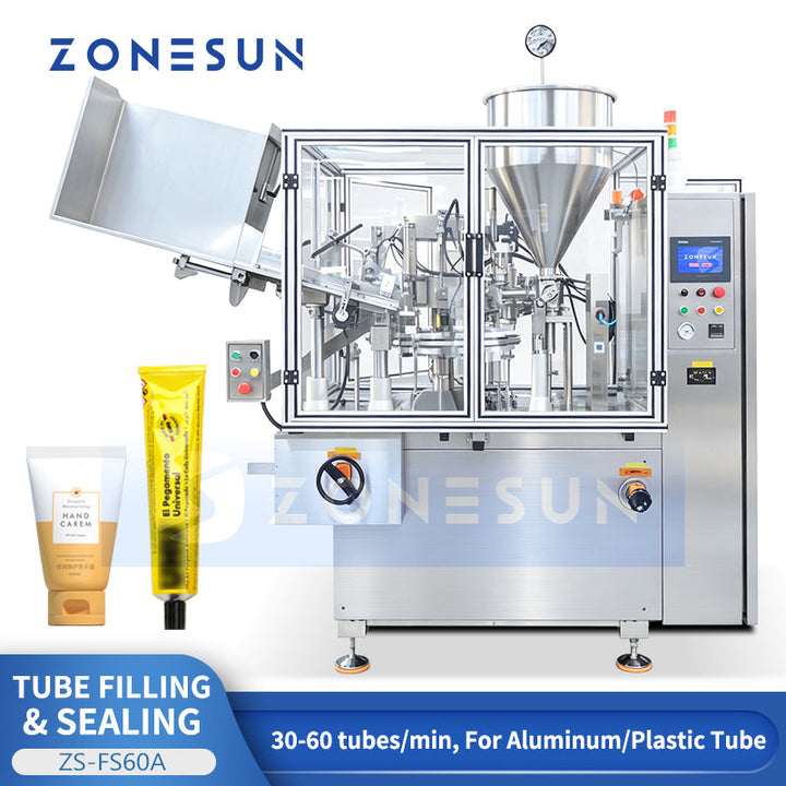 ZONESUN ZS-FS60A Macchina riempitrice per tubetti in alluminio e plastica per creme e unguenti