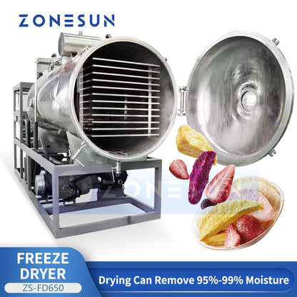 Zonesun ZS‑FD650 Industrial Freeze Dryer with Large‑Scale System