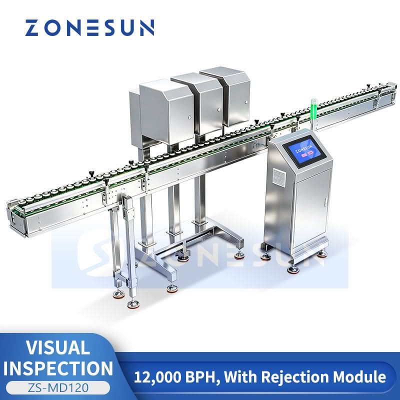 ZONESUN ZS-MD120 PET Bottle & Aluminum Can Inspection System
