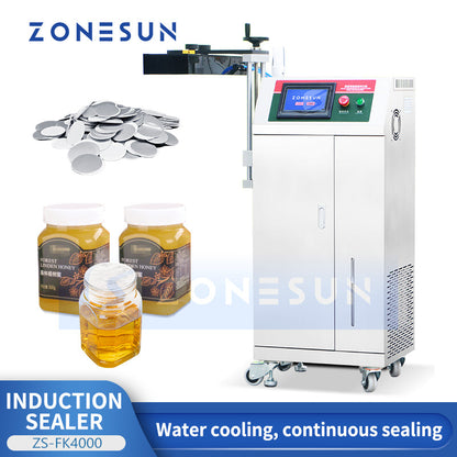 ZOWSUN ZS-FK4000 Water-Cooled Induction Sealer for Bottle Neck Foil
